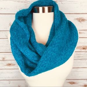 Knitted Soft &Warm Infinity Scarf Turquoise